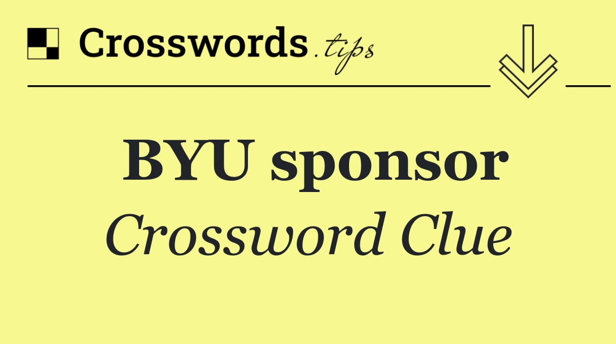 BYU sponsor