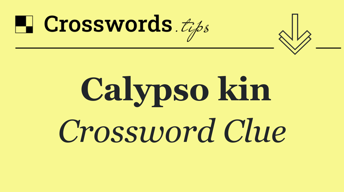 Calypso kin