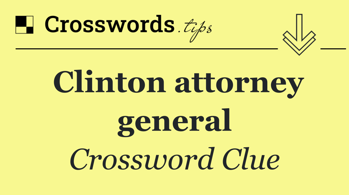 Clinton attorney general