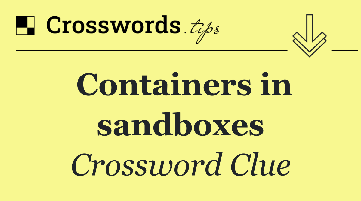 Containers in sandboxes