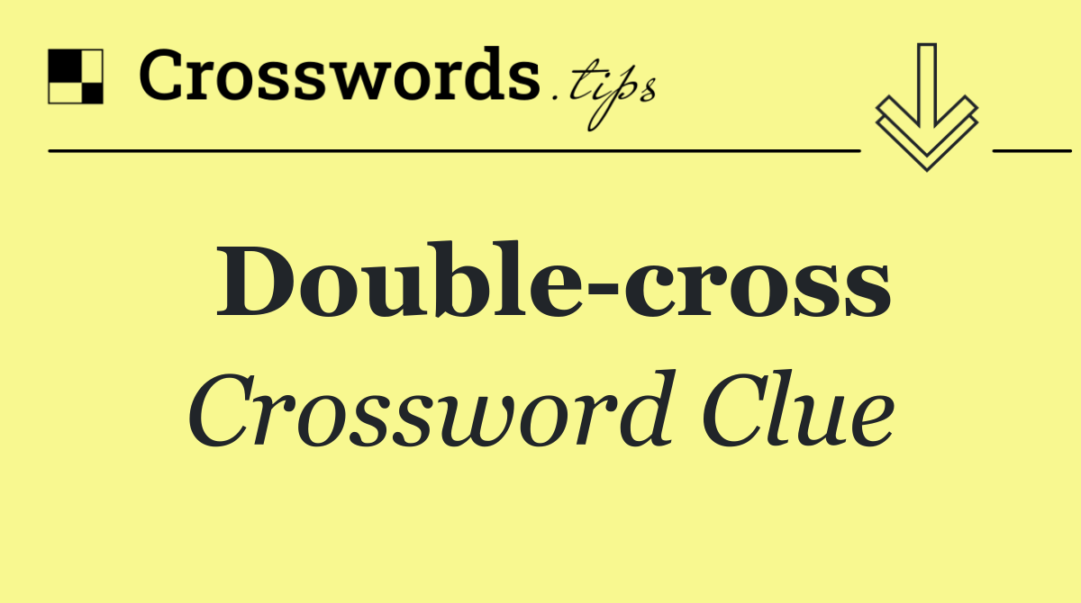 Double cross