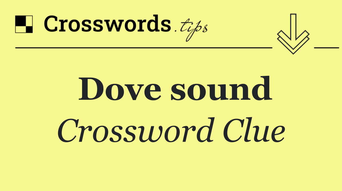 Dove sound