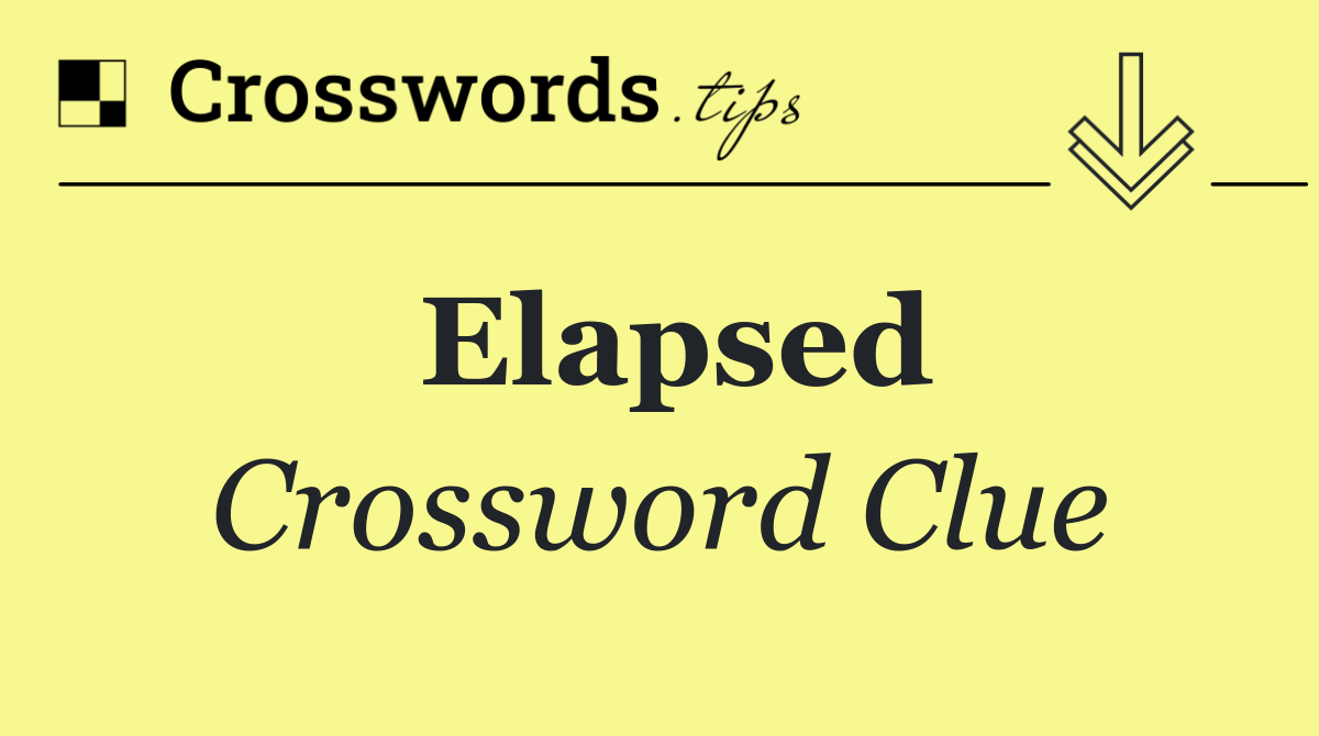 Elapsed