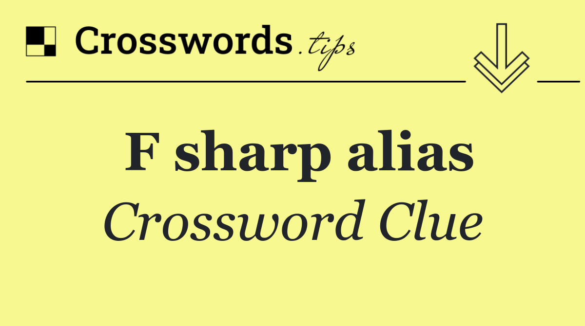 F sharp alias