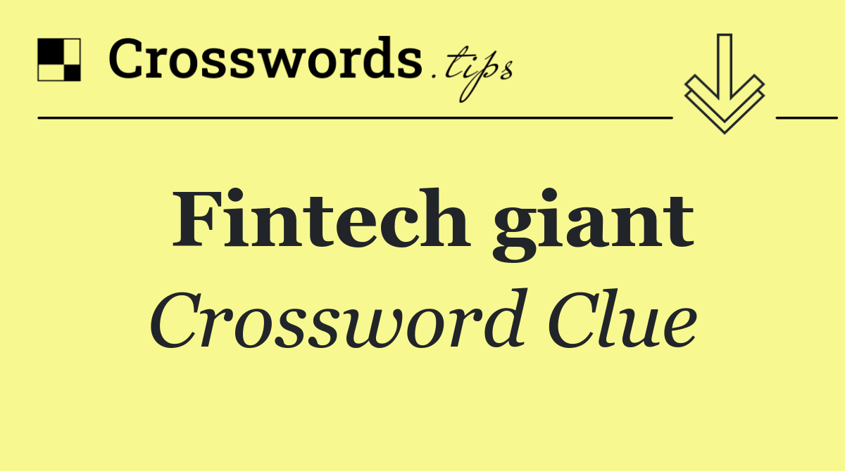 Fintech giant