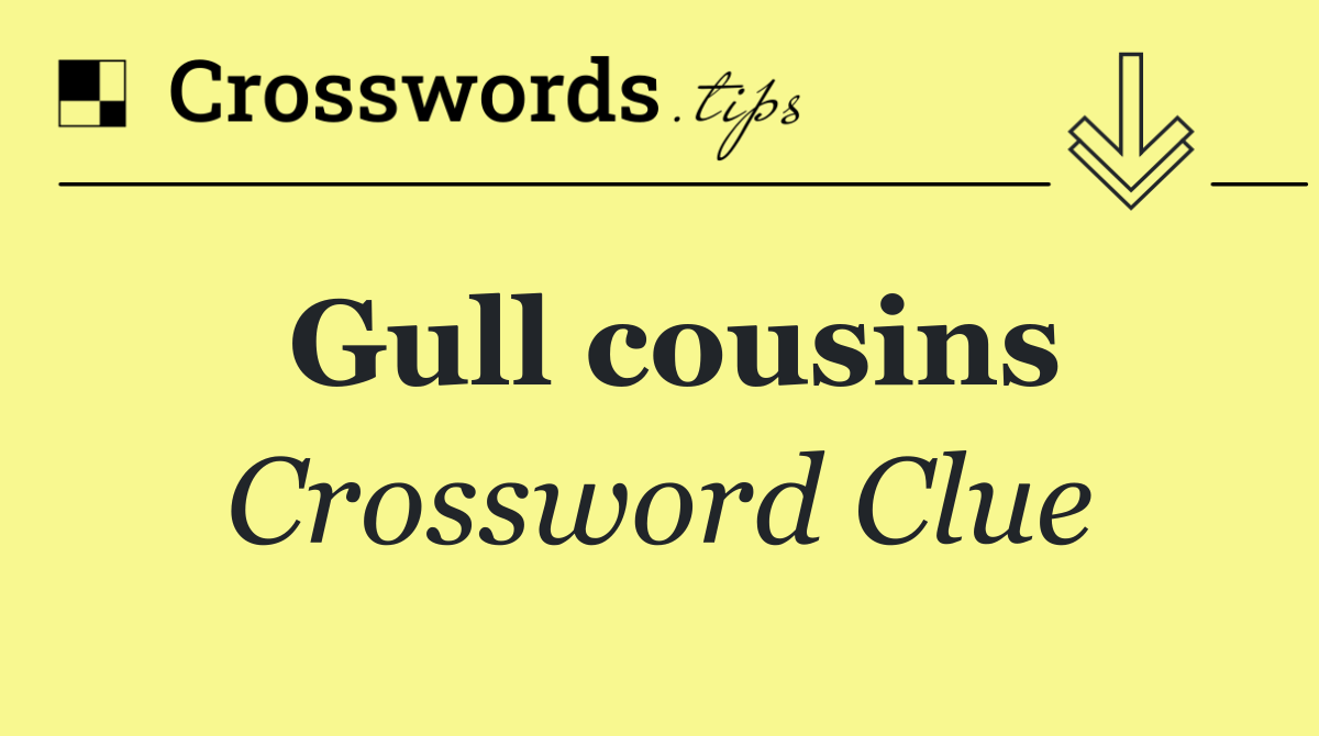 Gull cousins