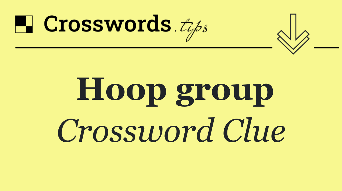 Hoop group