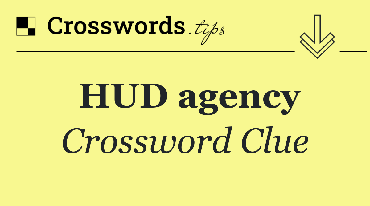 HUD agency