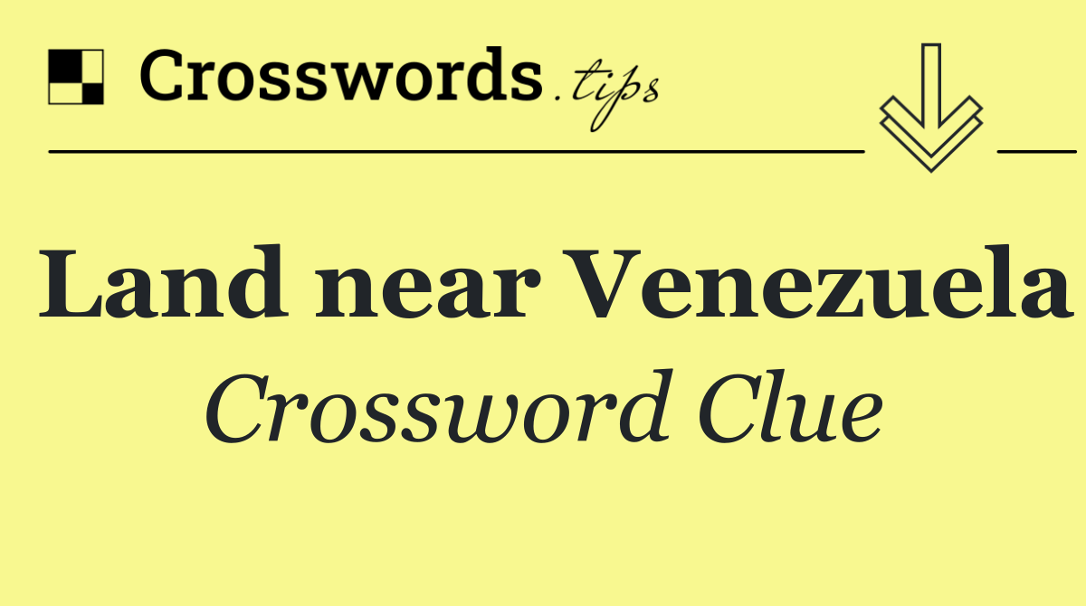 Land near Venezuela