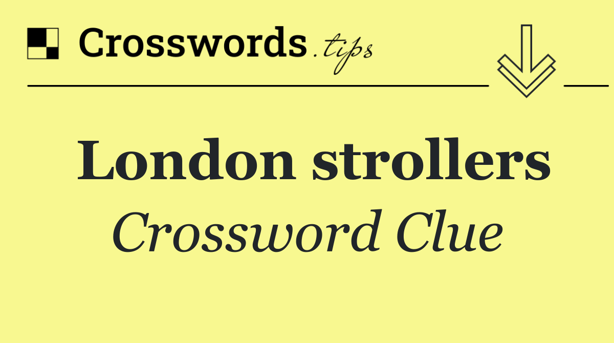 London strollers