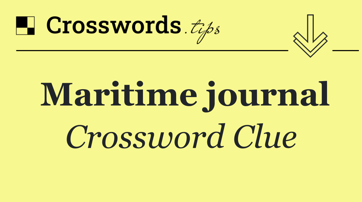 Maritime journal