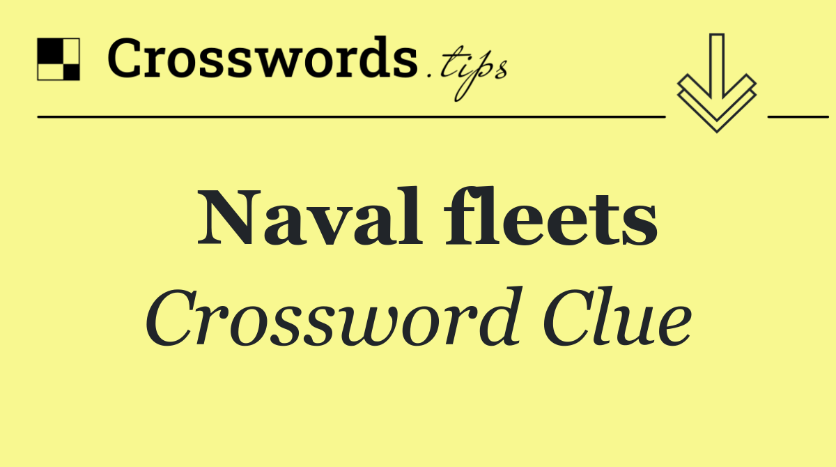 Naval fleets