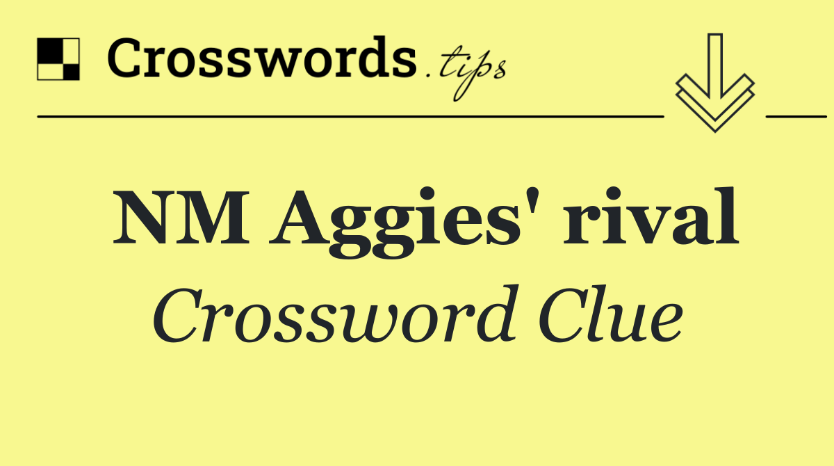 NM Aggies' rival