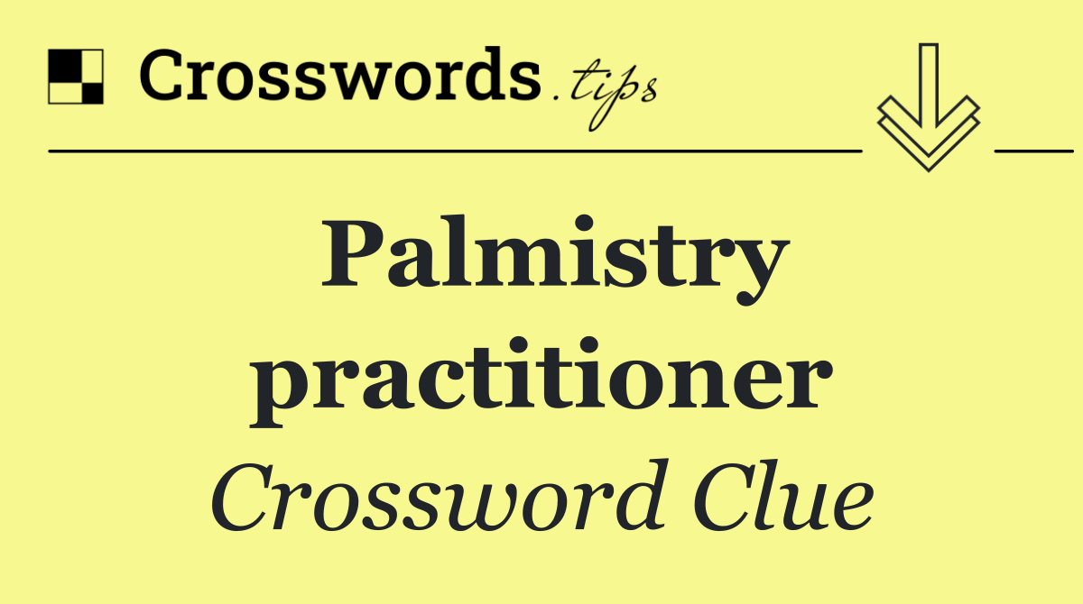 Palmistry practitioner