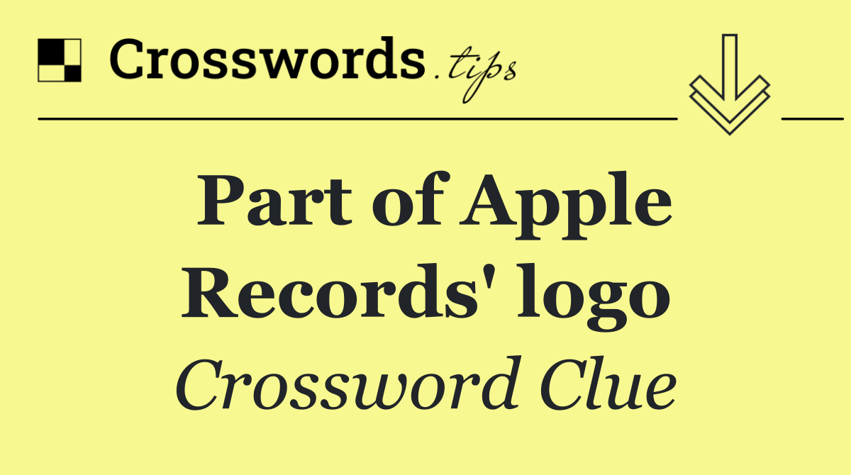 Part of Apple Records' logo