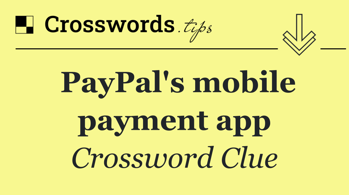 PayPal's mobile payment app