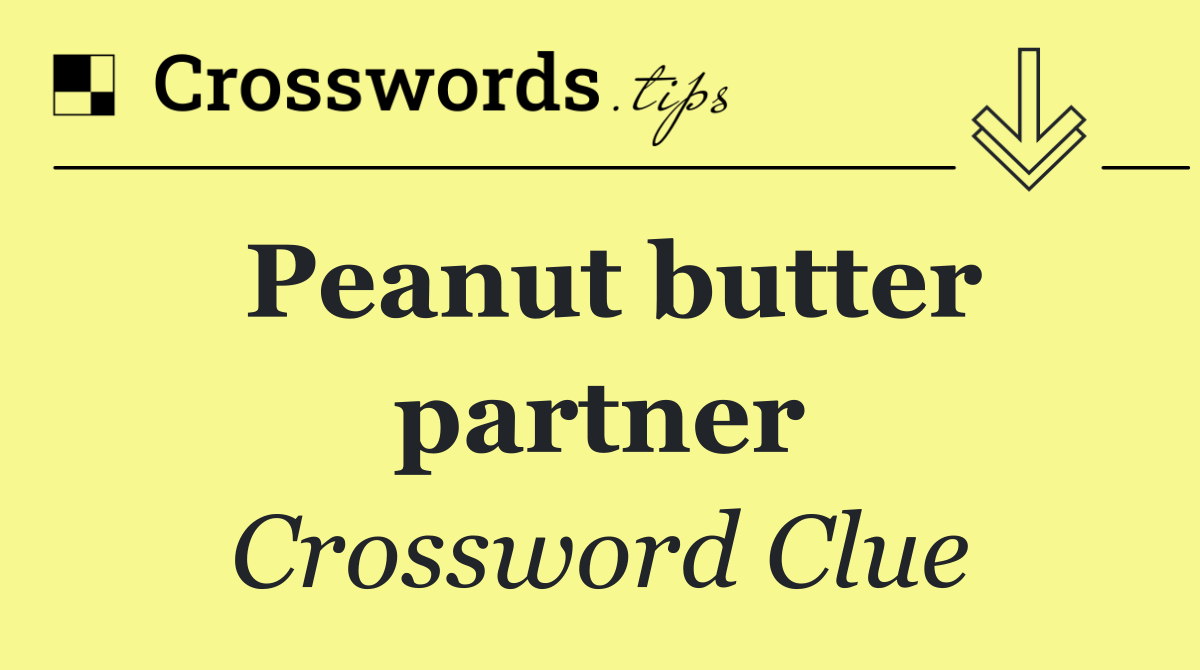 Peanut butter partner