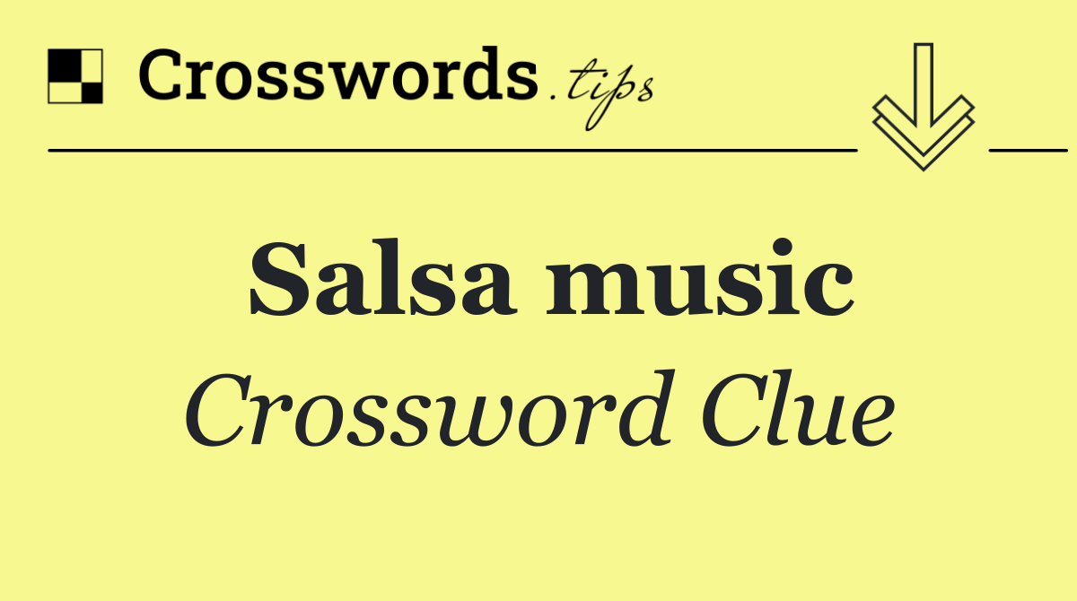 Salsa music