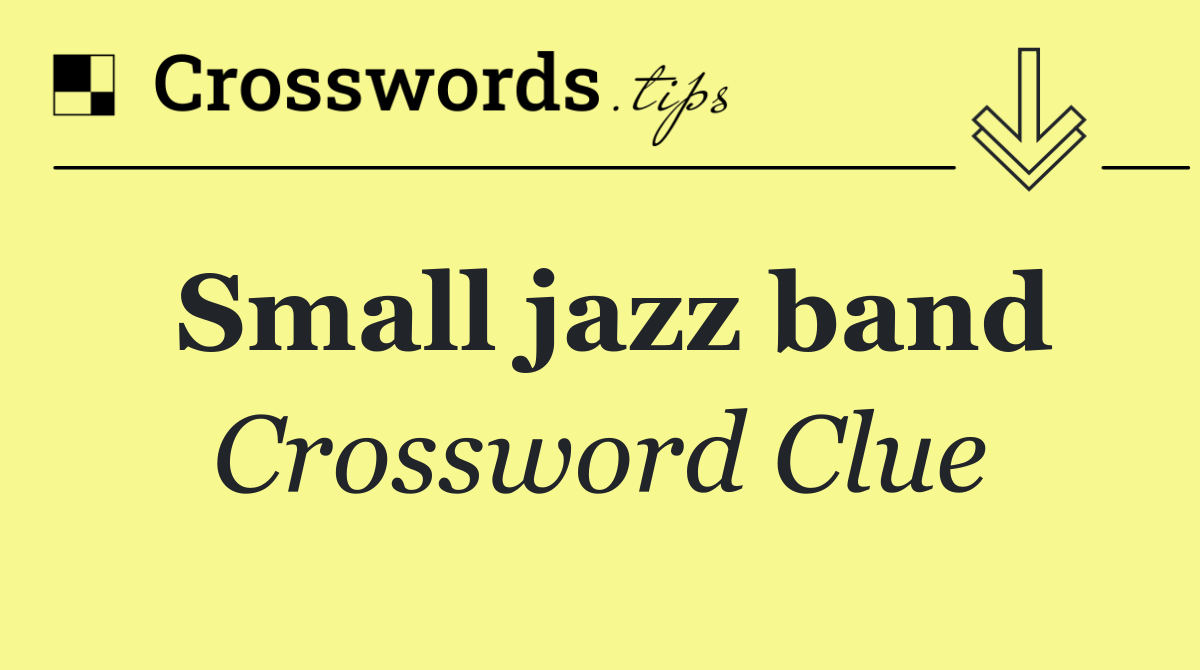 Small jazz band