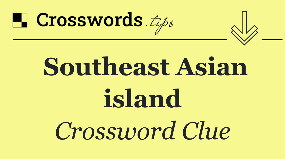 Southeast Asian island