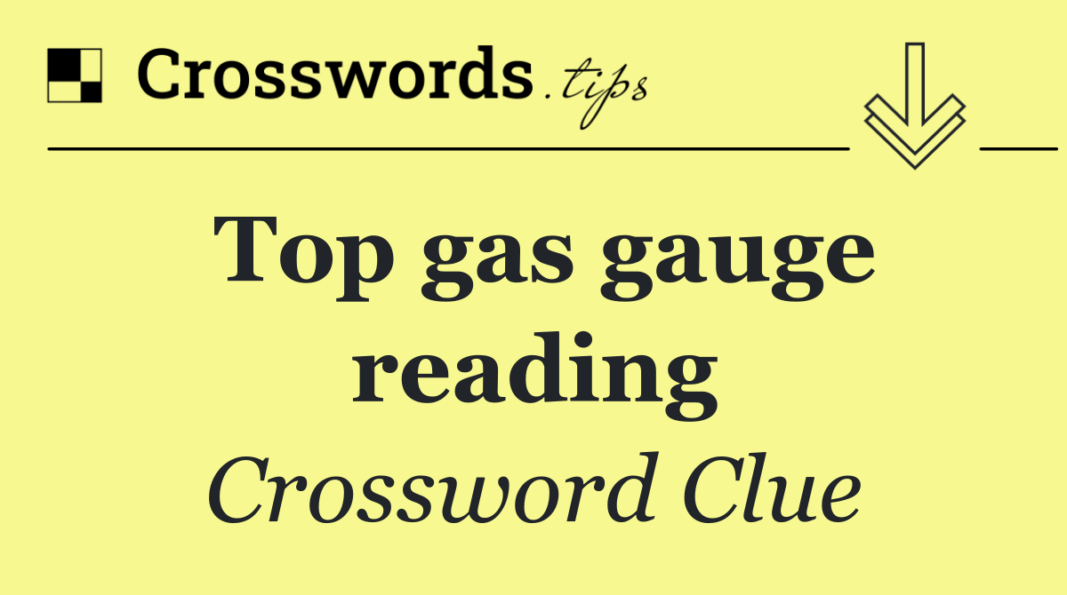 Top gas gauge reading