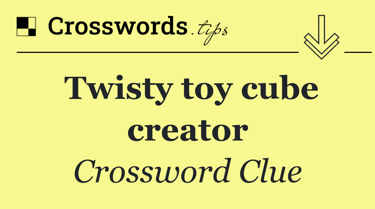 Twisty toy cube creator