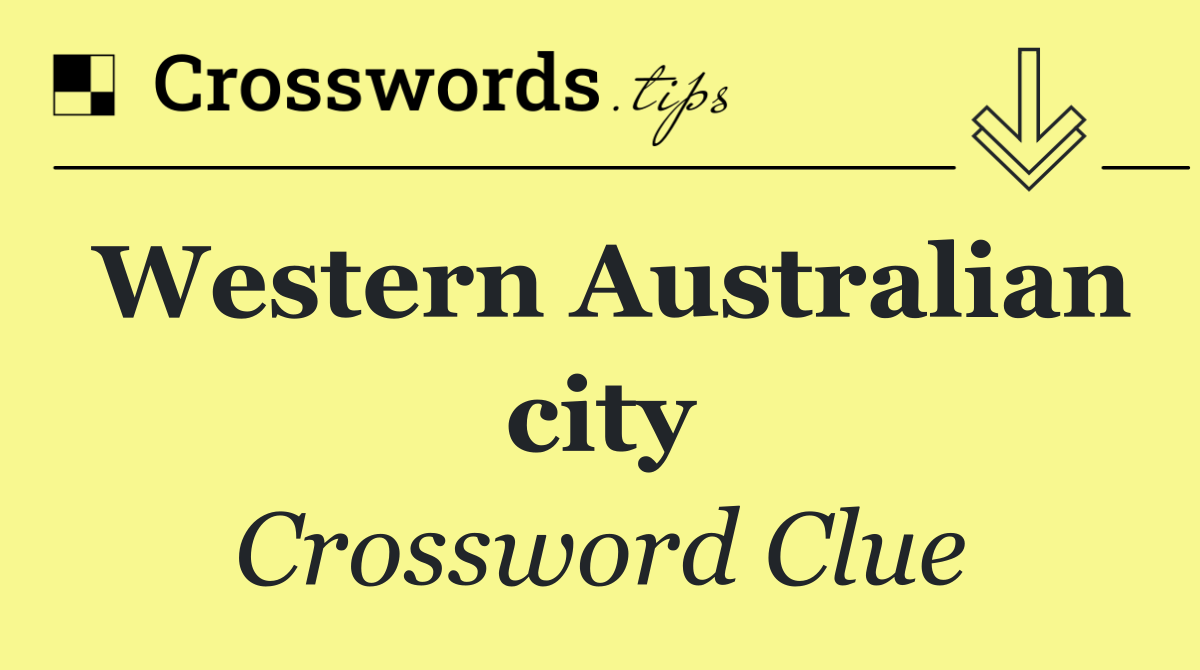 Western Australian city