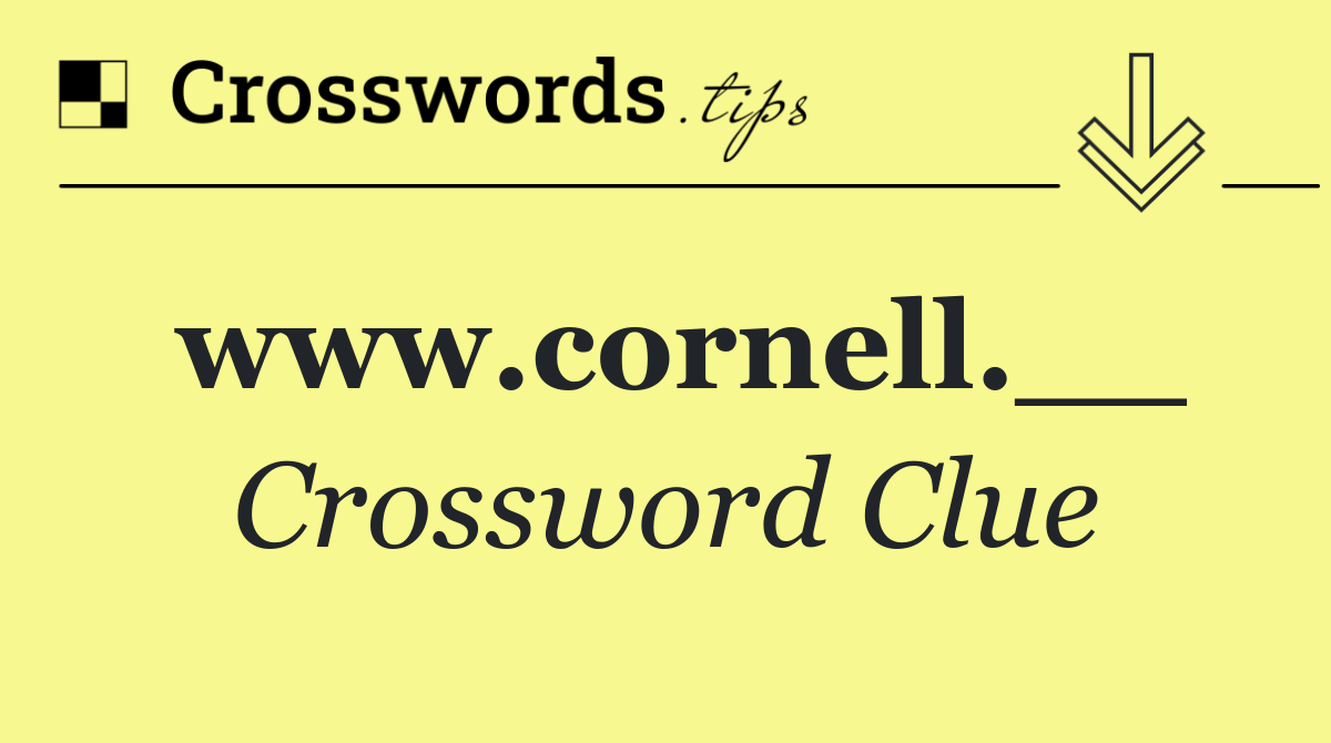 www.cornell.__