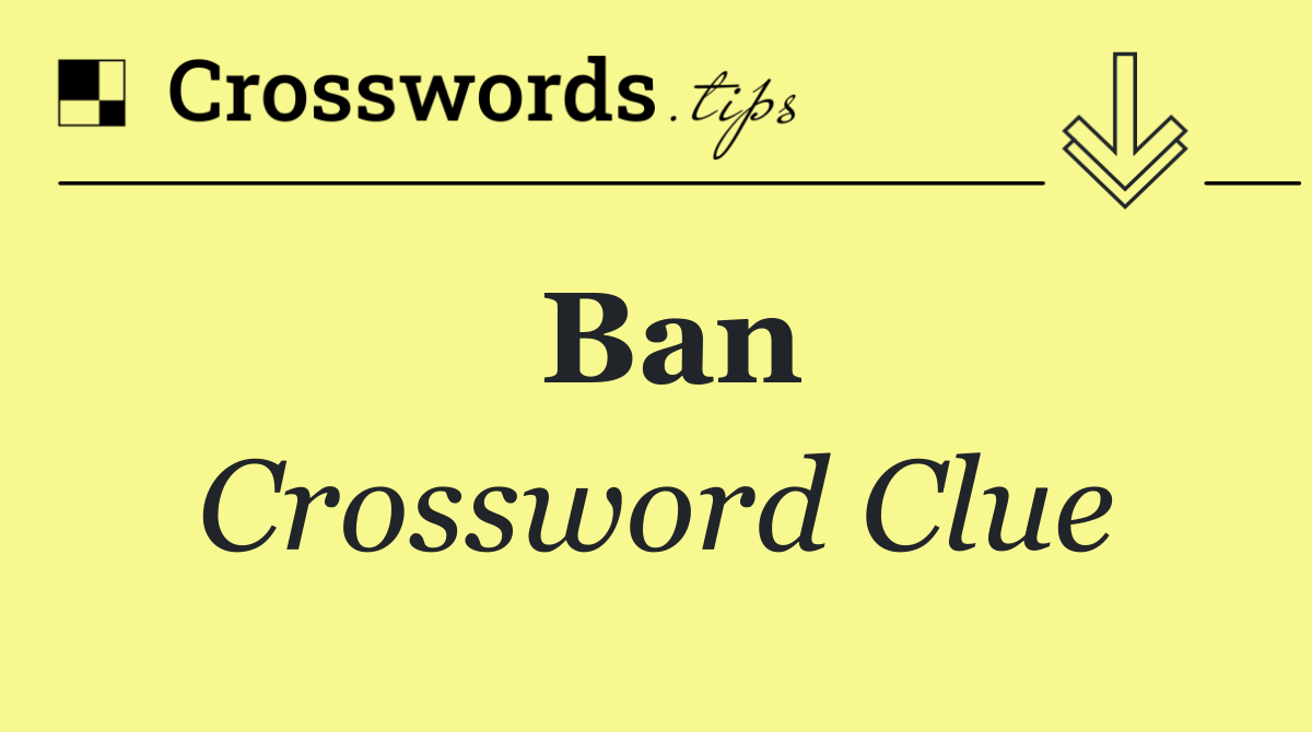 Ban