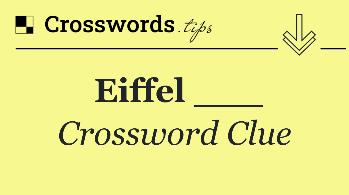 Eiffel ___