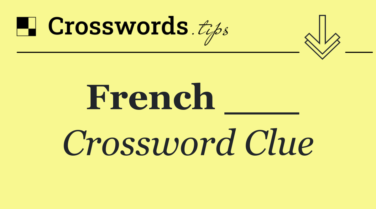 French ___