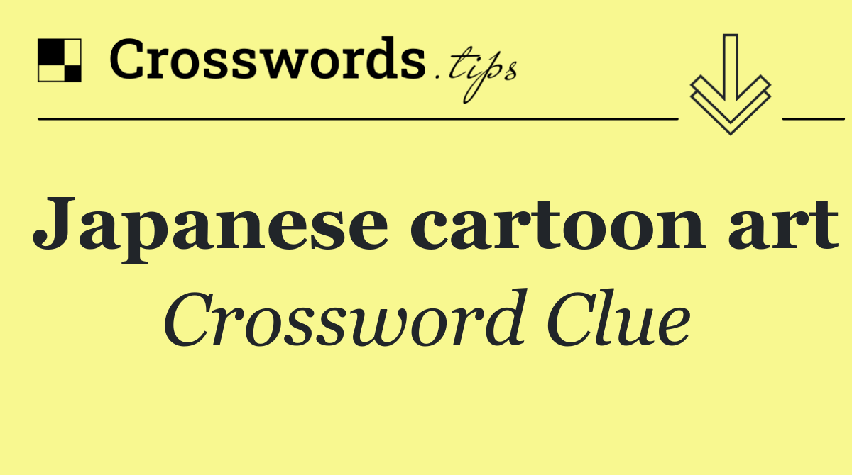 Japanese cartoon art