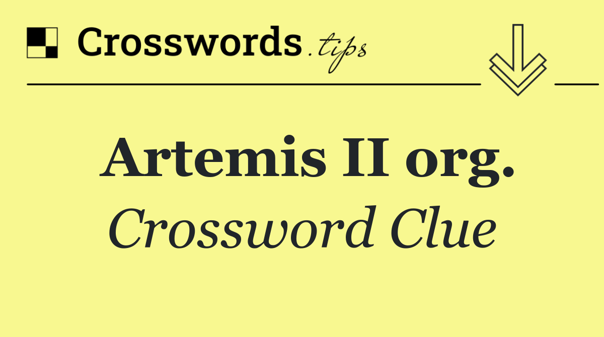 Artemis II org.