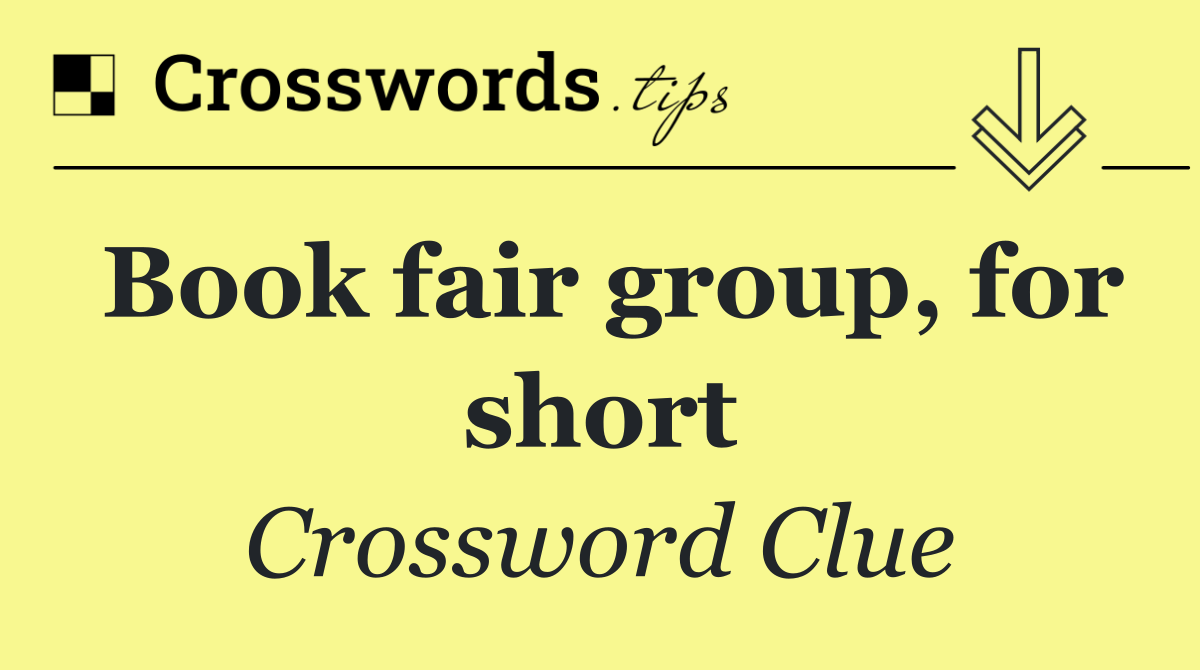 Book fair group, for short