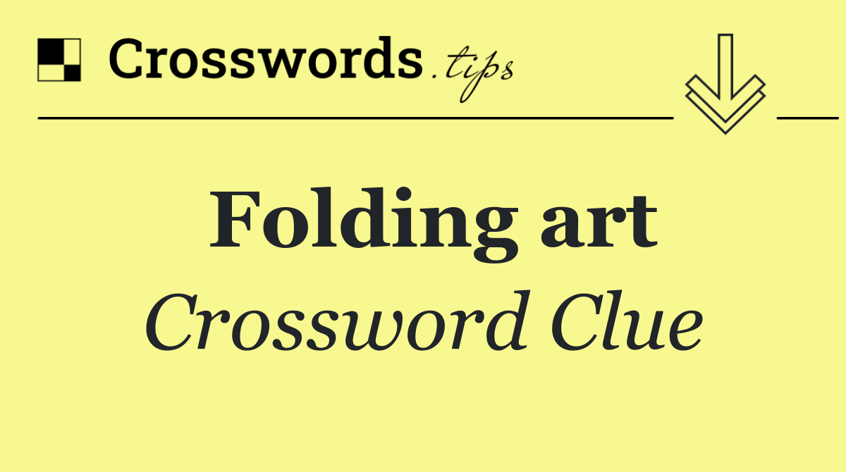 Folding art