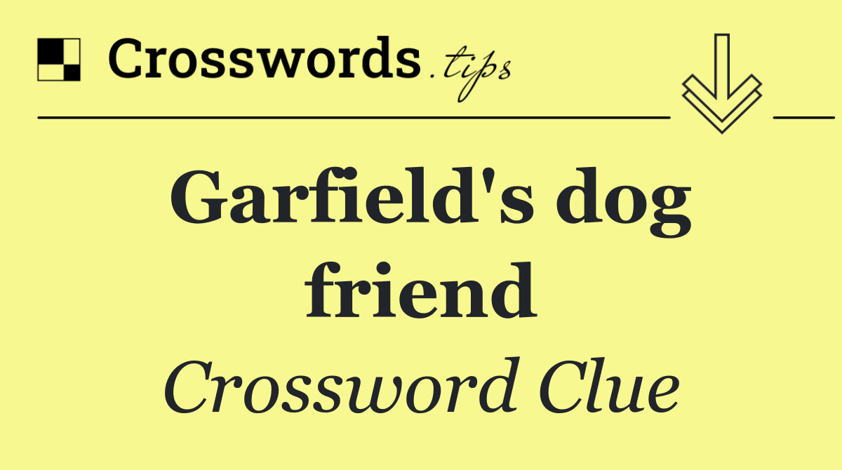 Garfield's dog friend