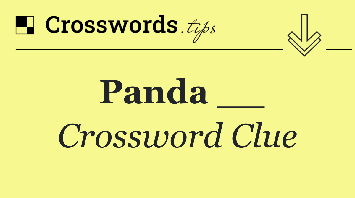 Panda __