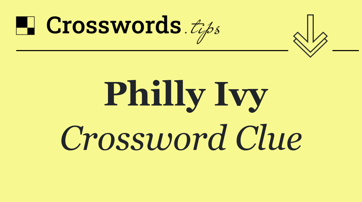 Philly Ivy