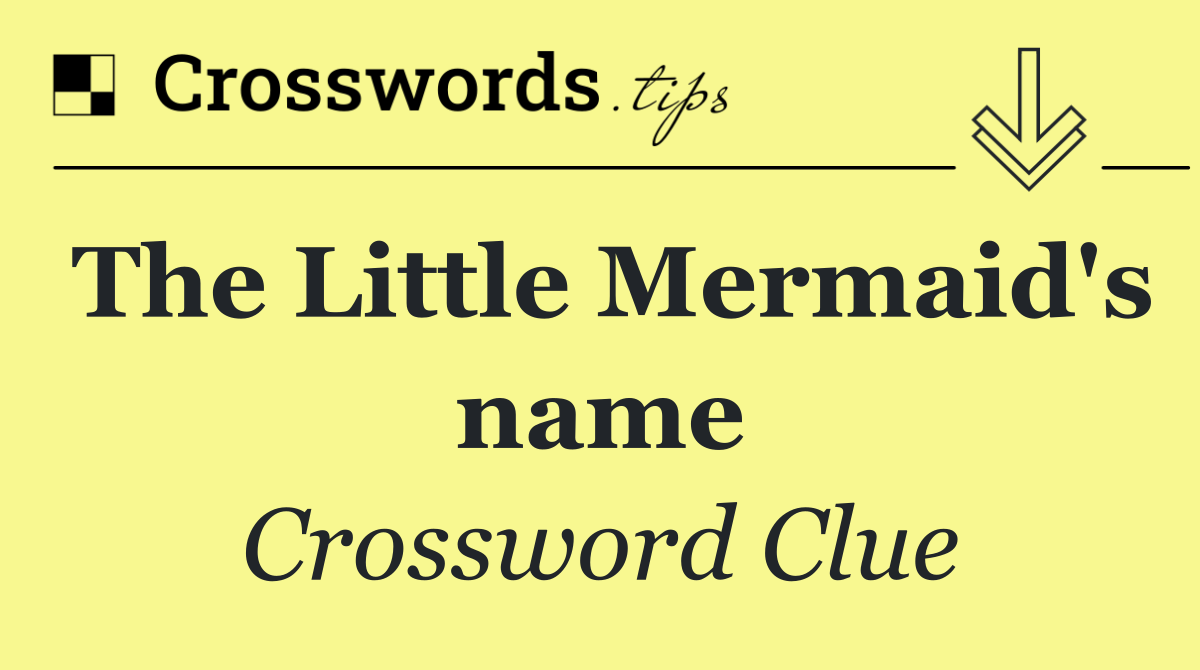 The Little Mermaid's name