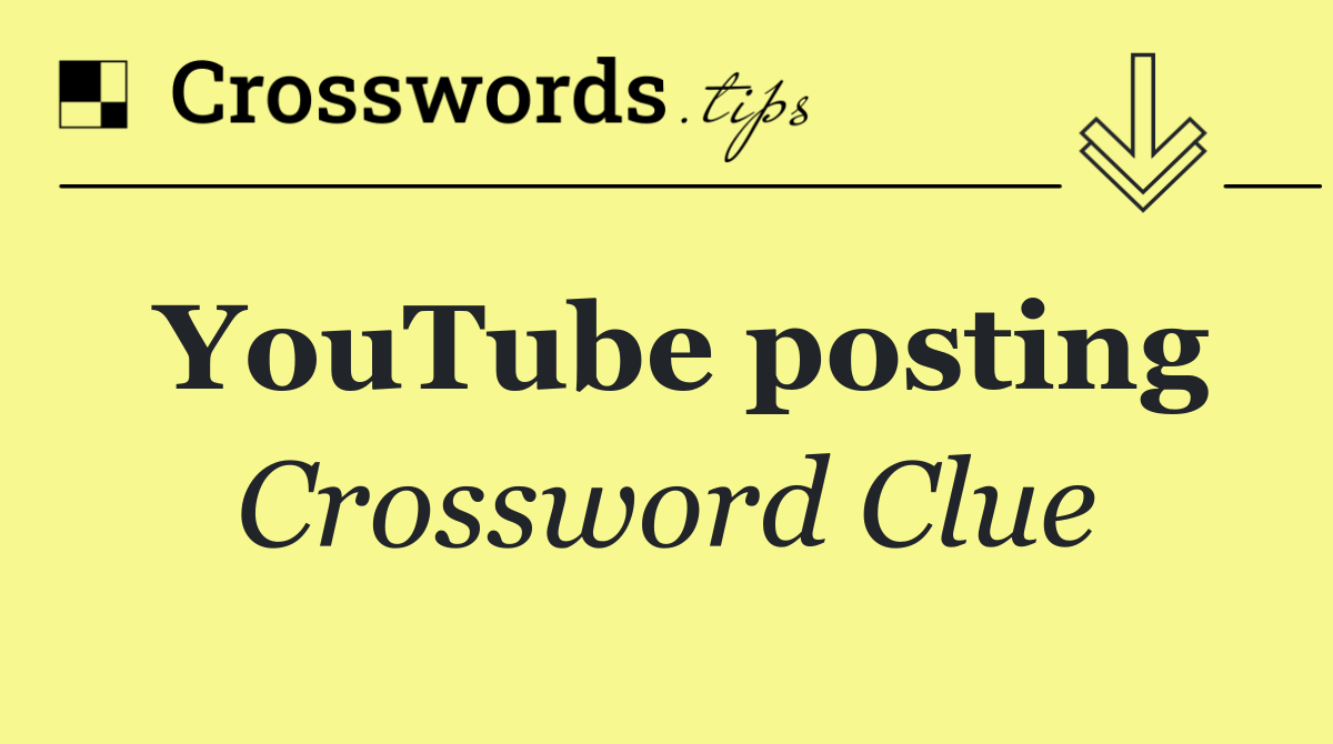 YouTube posting