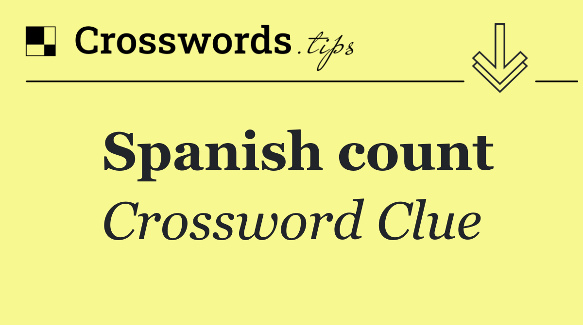 Spanish count