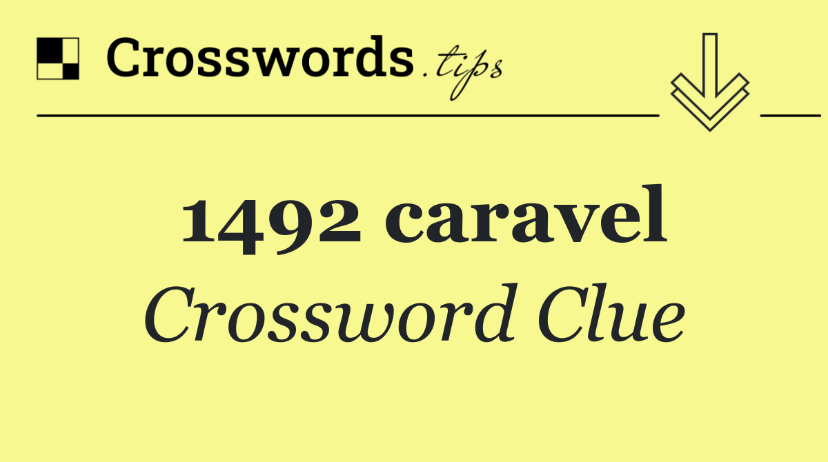 1492 caravel