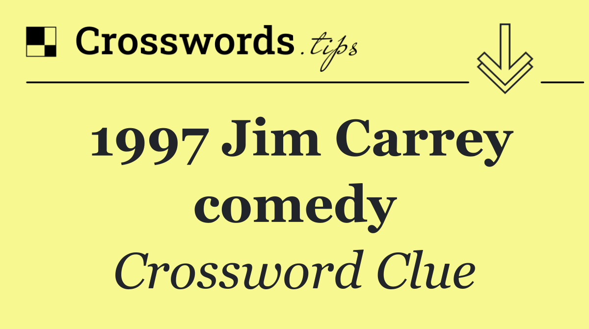 1997 Jim Carrey comedy