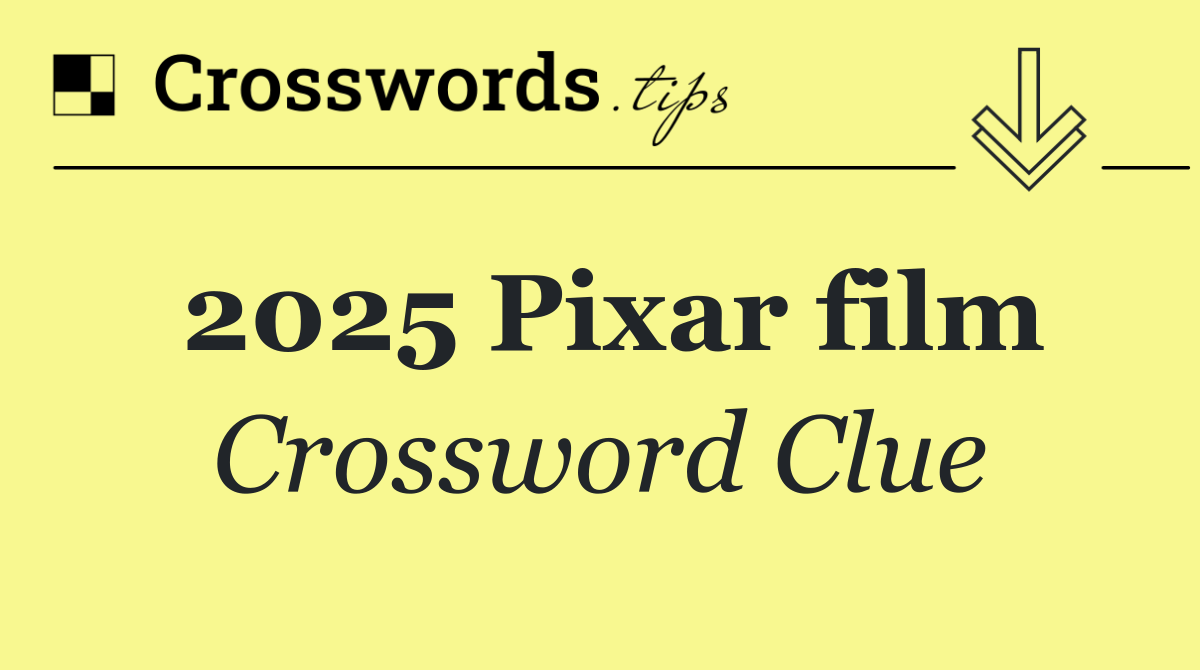 2025 Pixar film