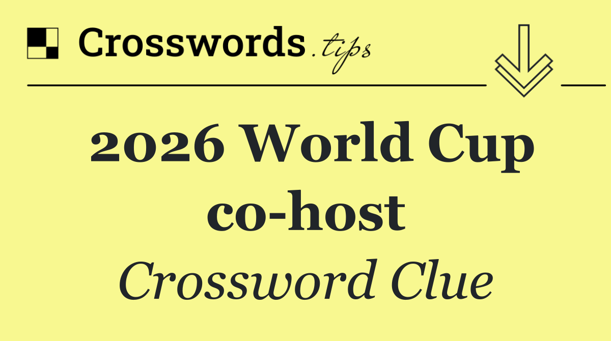 2026 World Cup co host