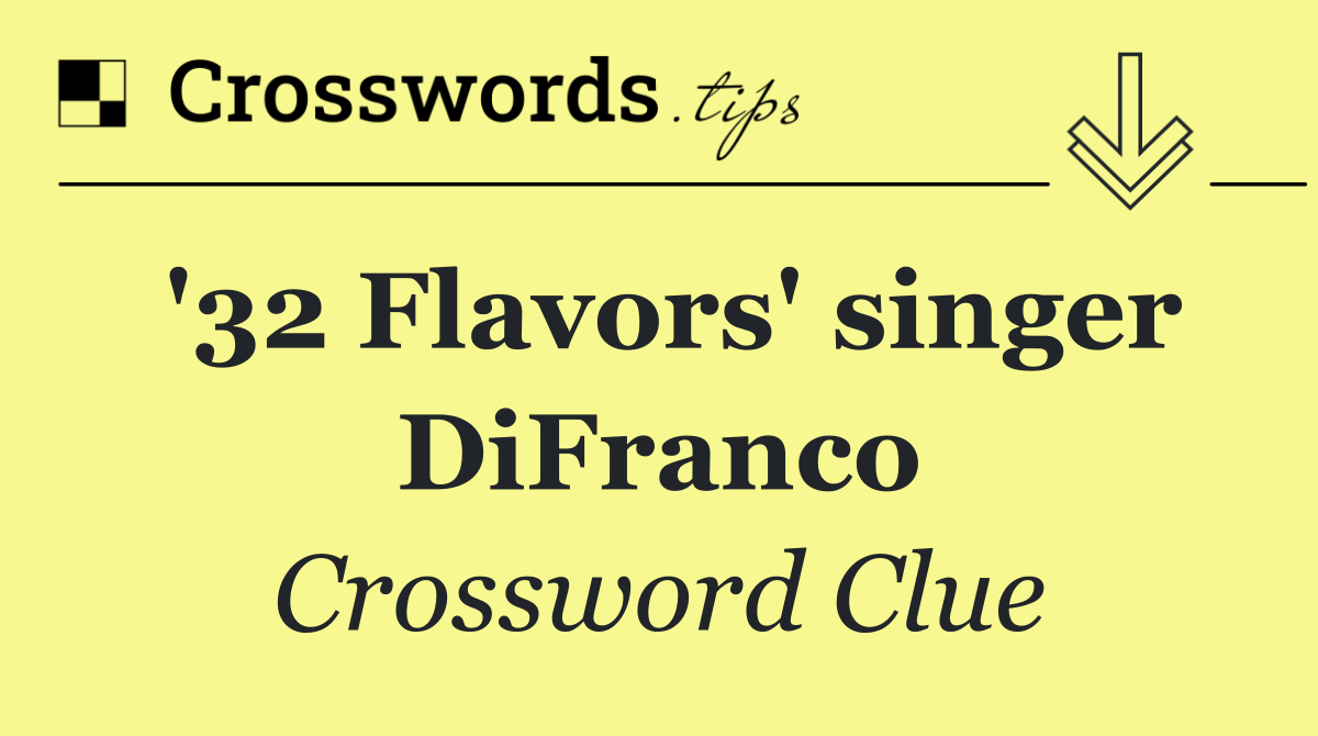'32 Flavors' singer DiFranco