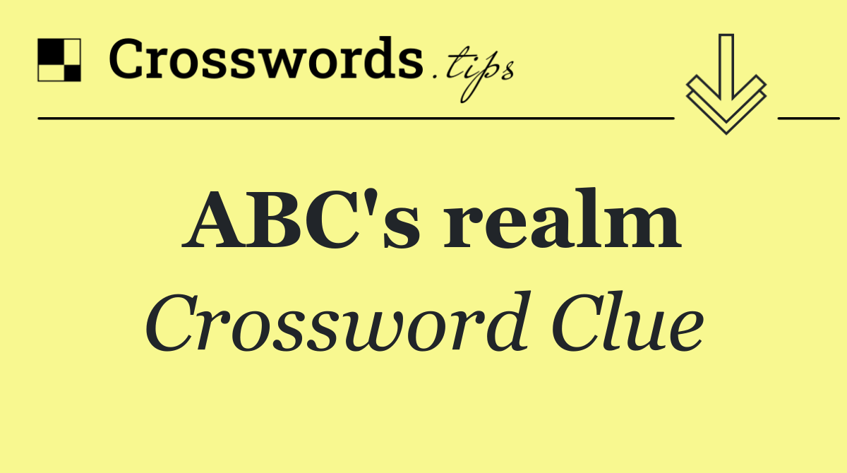 ABC's realm
