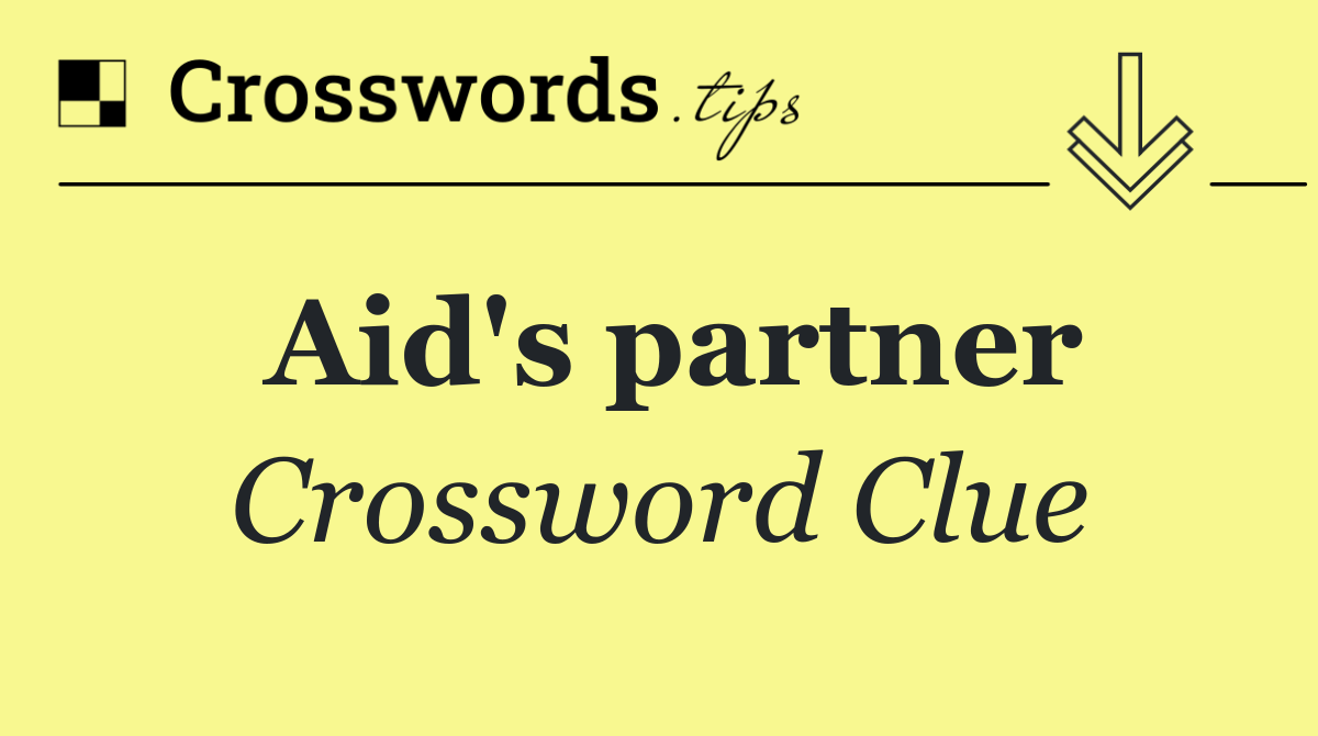 Aid's partner