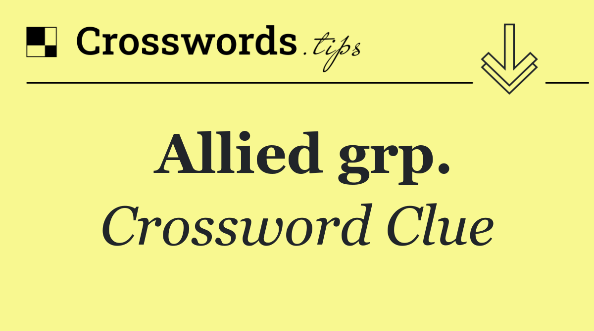 Allied grp.