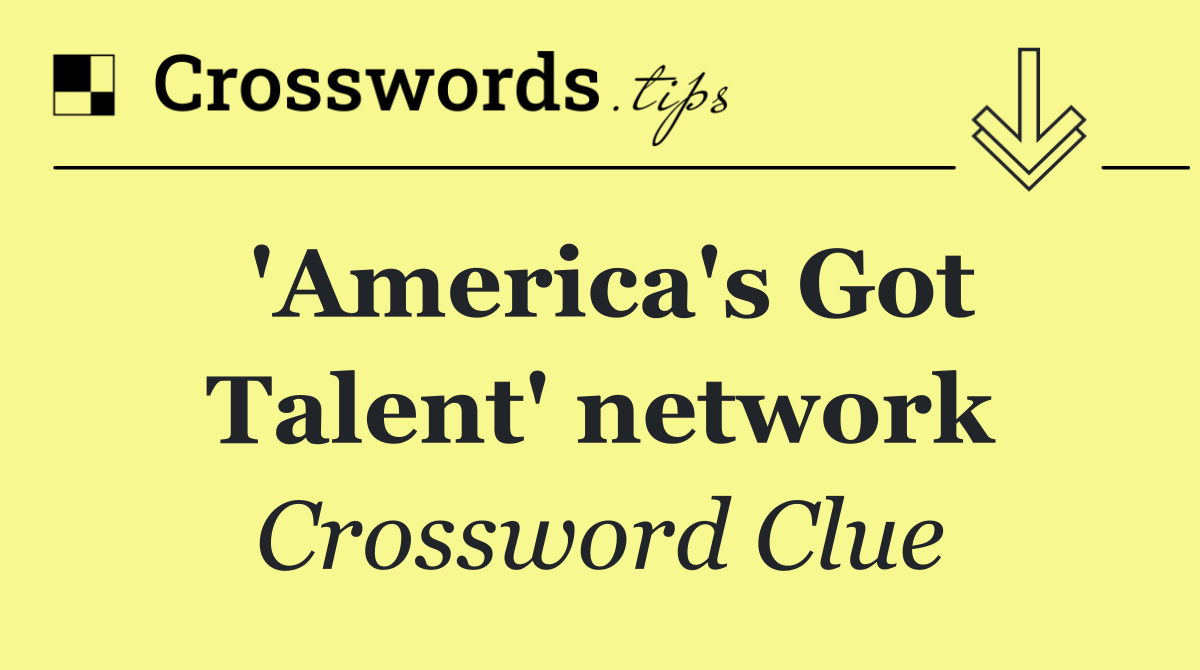 'America's Got Talent' network